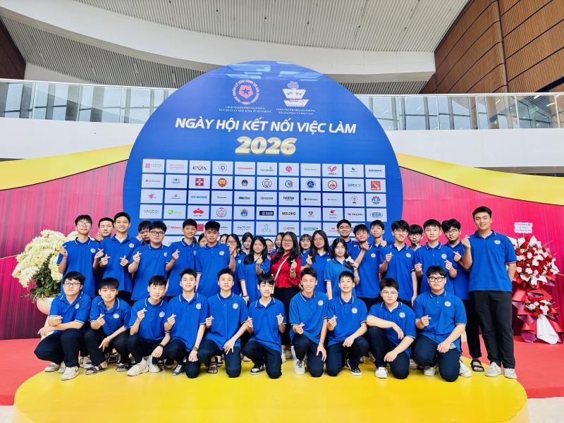 📢 HỌC SINH TRƯỜNG HÀNG HẢI THAM GIA NGÀY HỘI KẾT NỐI DOANH NGHIỆP 2026