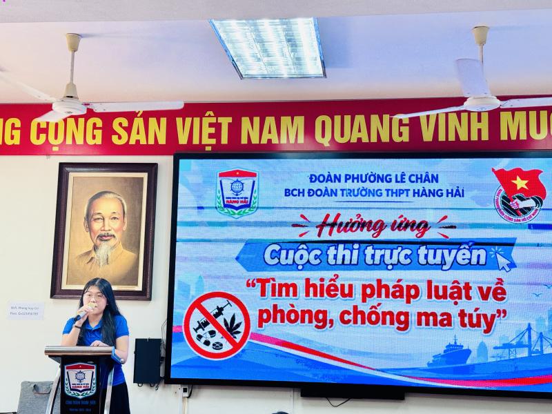 THPT HÀNG HẢI – CHUNG TAY XÂY DỰNG TRƯỜNG HỌC KHÔNG MA TÚY